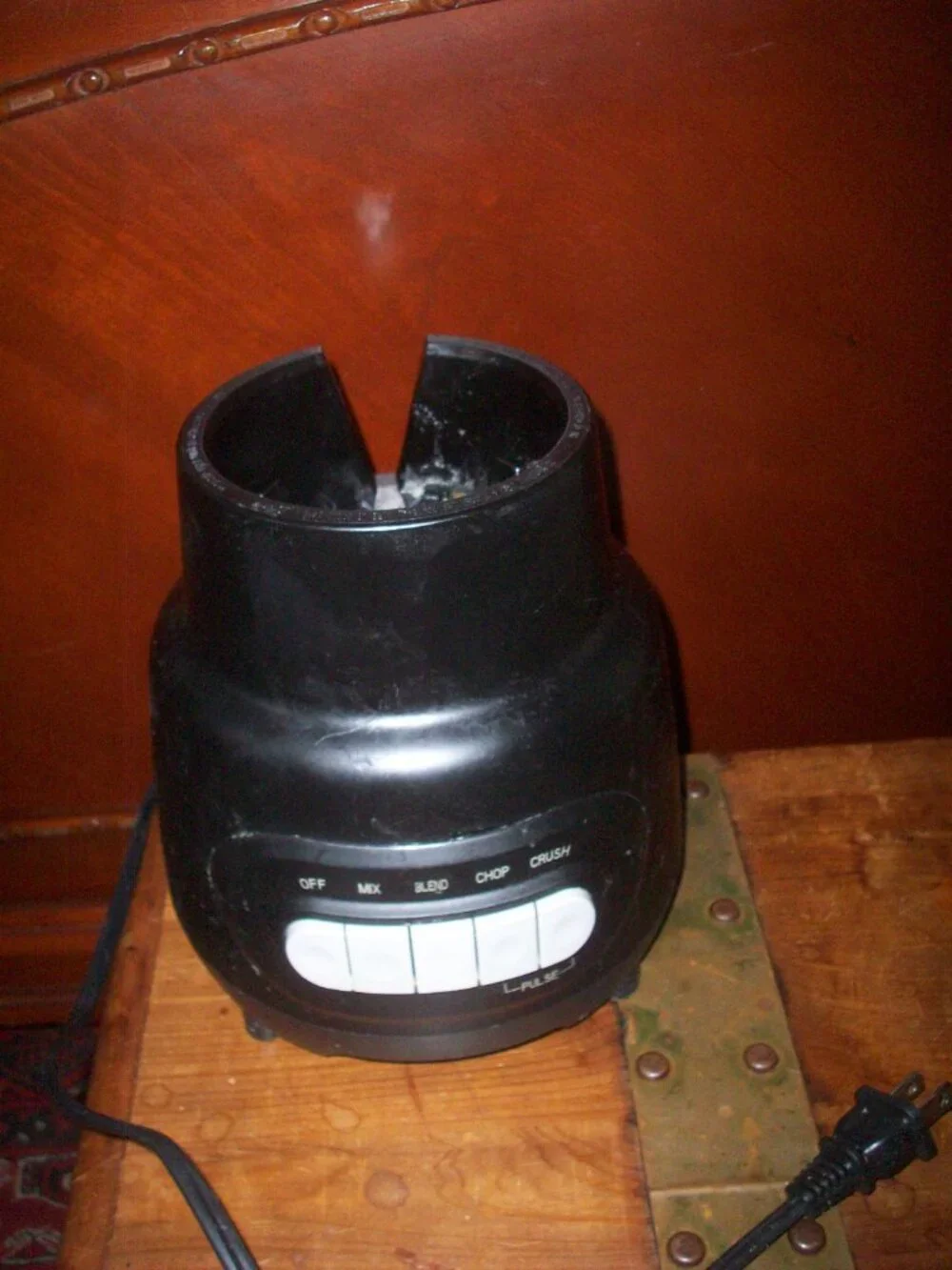 Walmart Mainstays Blender Replacement Black Base 500W 5-Speed Ice-Crushing Motor
